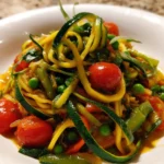 zucchini noodle primavera