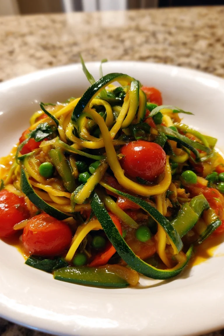 zucchini noodle primavera