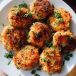 Air fryer salmon bites