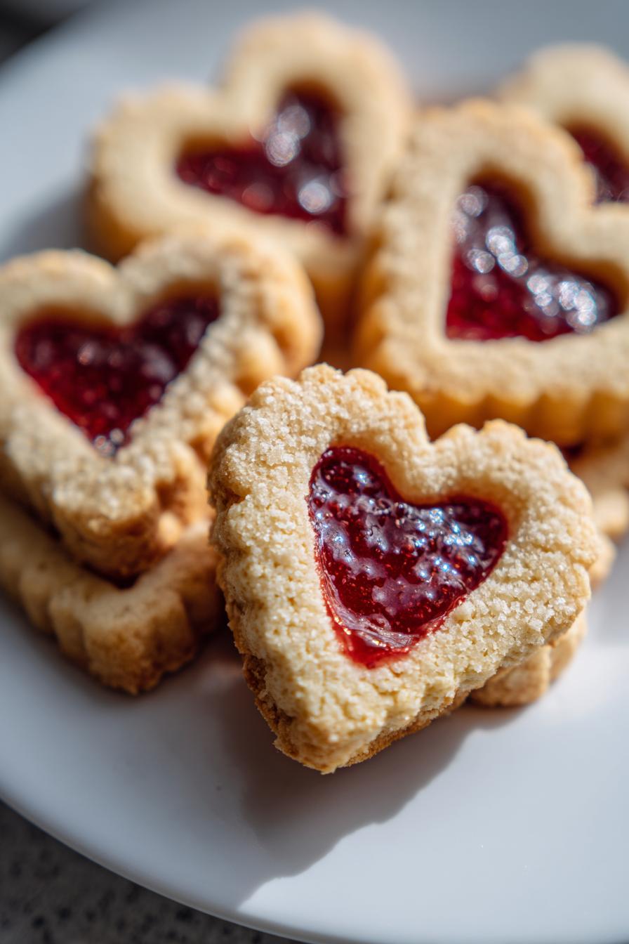 Almond Linzer Cookies