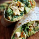 Avocado Chicken Salad Wrap
