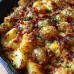 Cheesy Bacon Potato Skillet