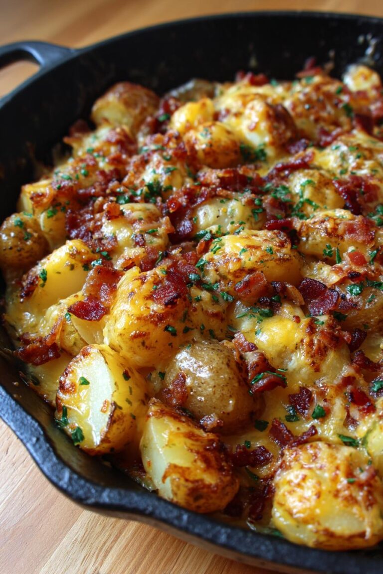 Cheesy Bacon Potato Skillet
