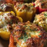 Cheesy Stuffed Mini Peppers
