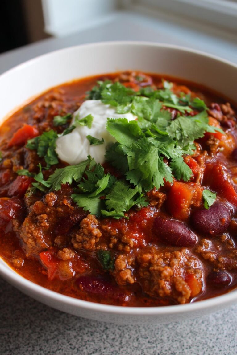 Chili beef or turkey