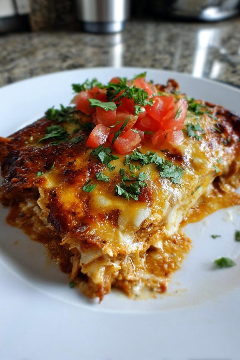 Creamy Chicken Enchiladas