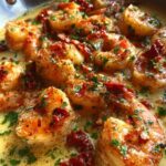 Creamy Garlic Tuscan Shrimp