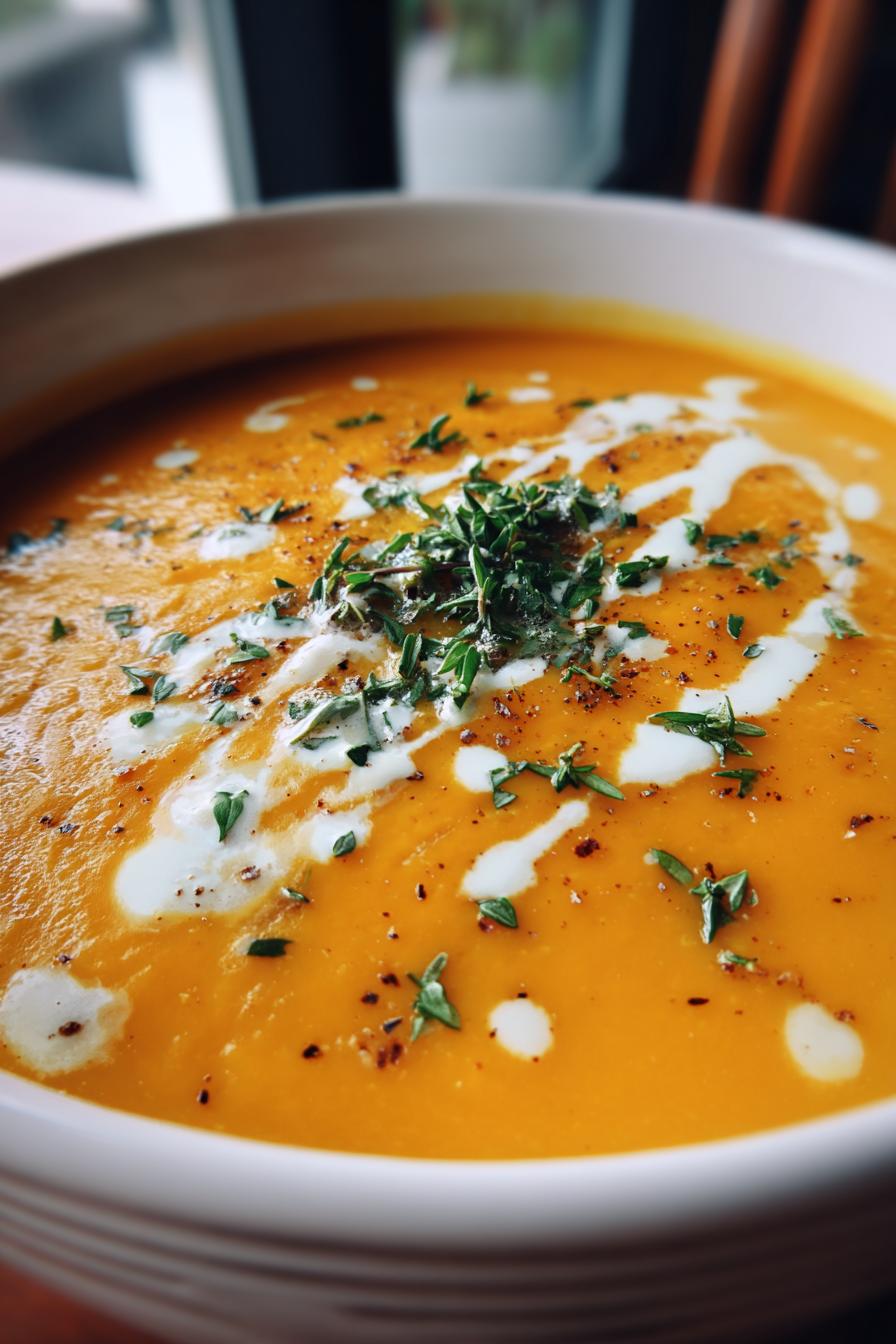 Creamy Roasted Butternut Squash Soup