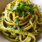 Creamy Sunflower Seed Pesto Pasta