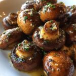 Garlic Butter Roasted Mushrooms