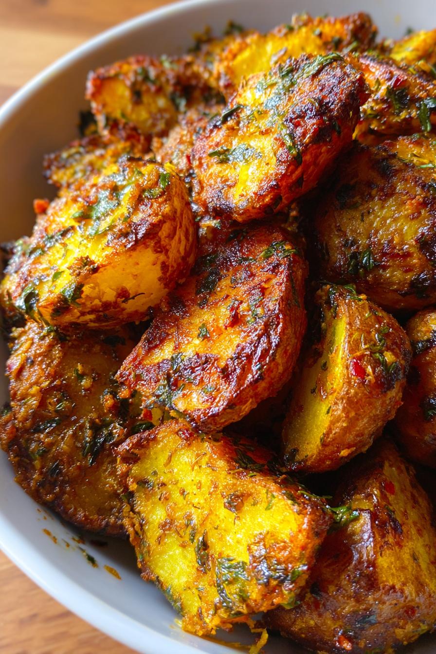 Greek Lemon Roasted Potatoes