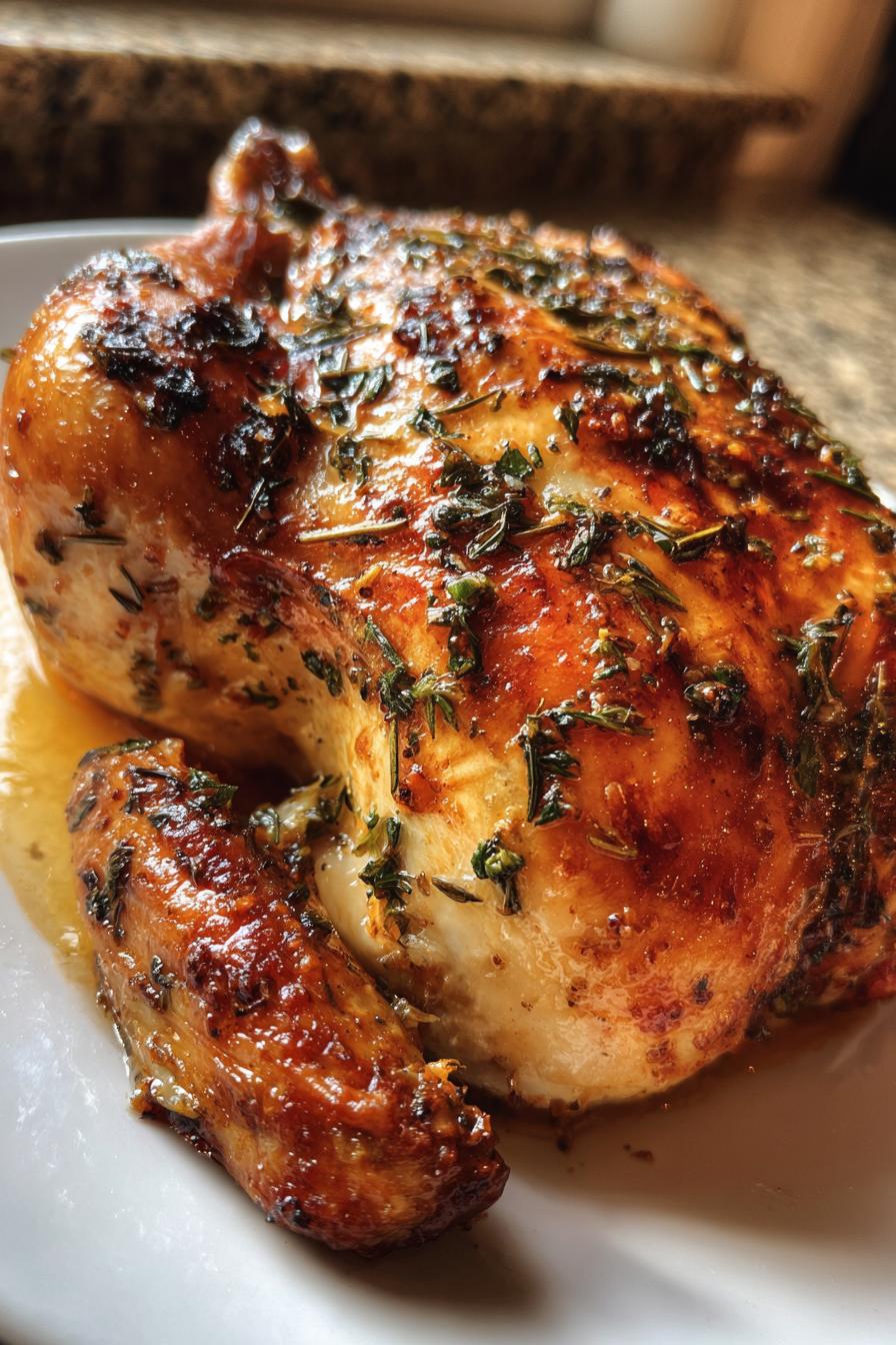 Herb-roasted chicken