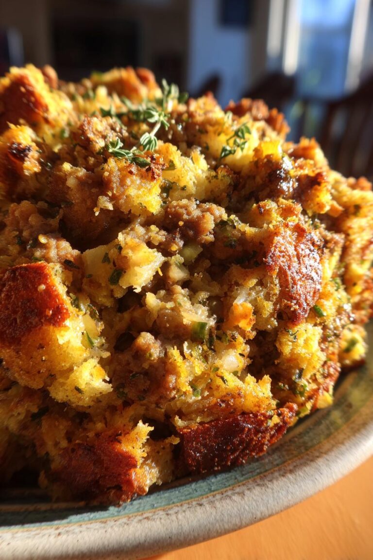 Holiday Sausage Herb Stuffing
