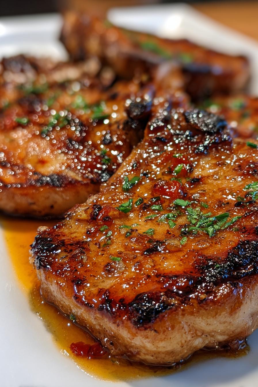 Honey Garlic Pork Chops