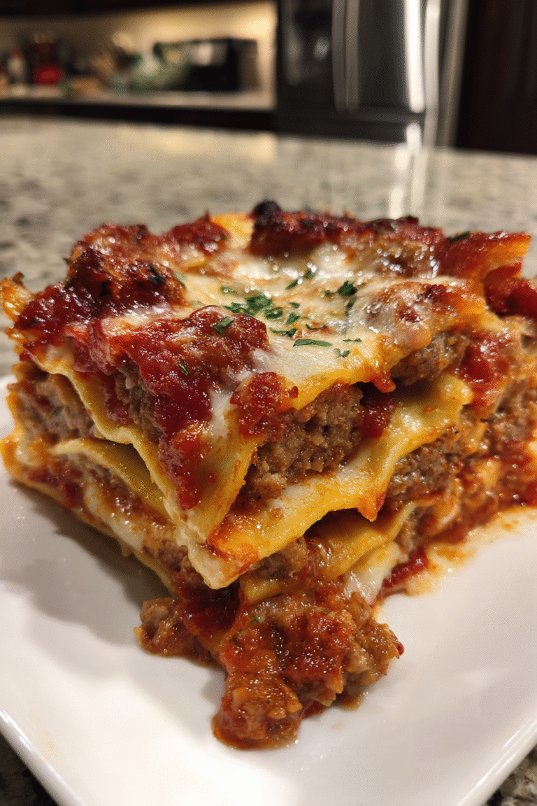 Lasagna with Sausage