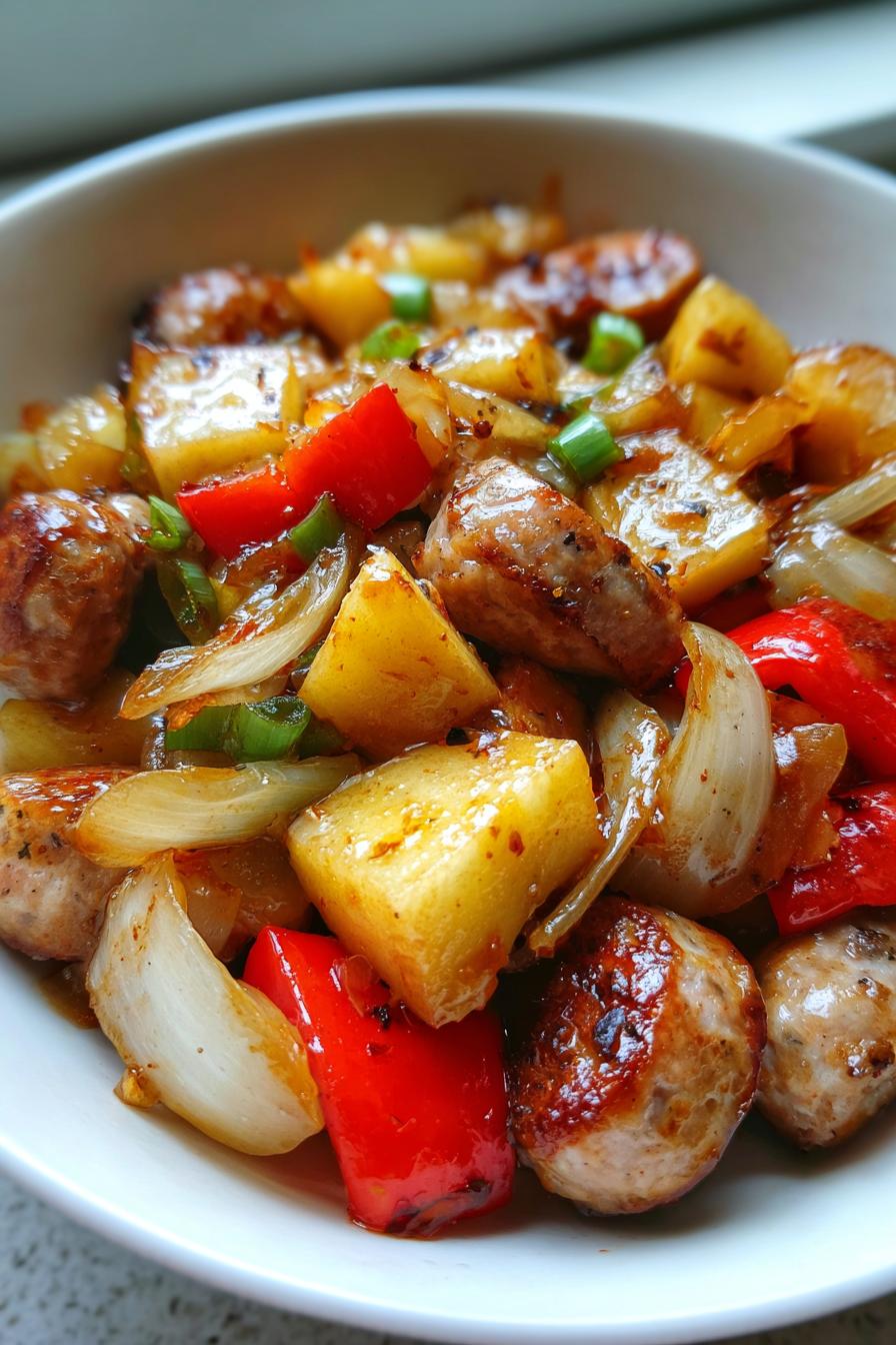 Maple Apple Chicken Sausage Bowl