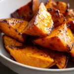 Maple Butter Roasted Sweet Potatoes