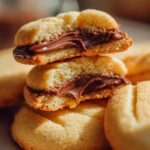 Nutella-Filled Shortbread Cookies