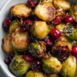 Roasted Brussels Sprouts with Cranberries