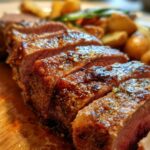 Slow-roasted beef tenderloin