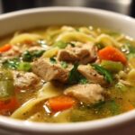 Smoked Turkey Noodle Soup