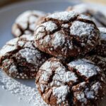 Soft Chocolate Crinkle Cookies