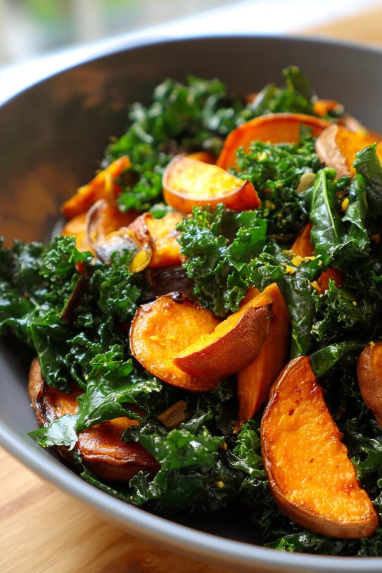 Sweet Potato Kale Salad