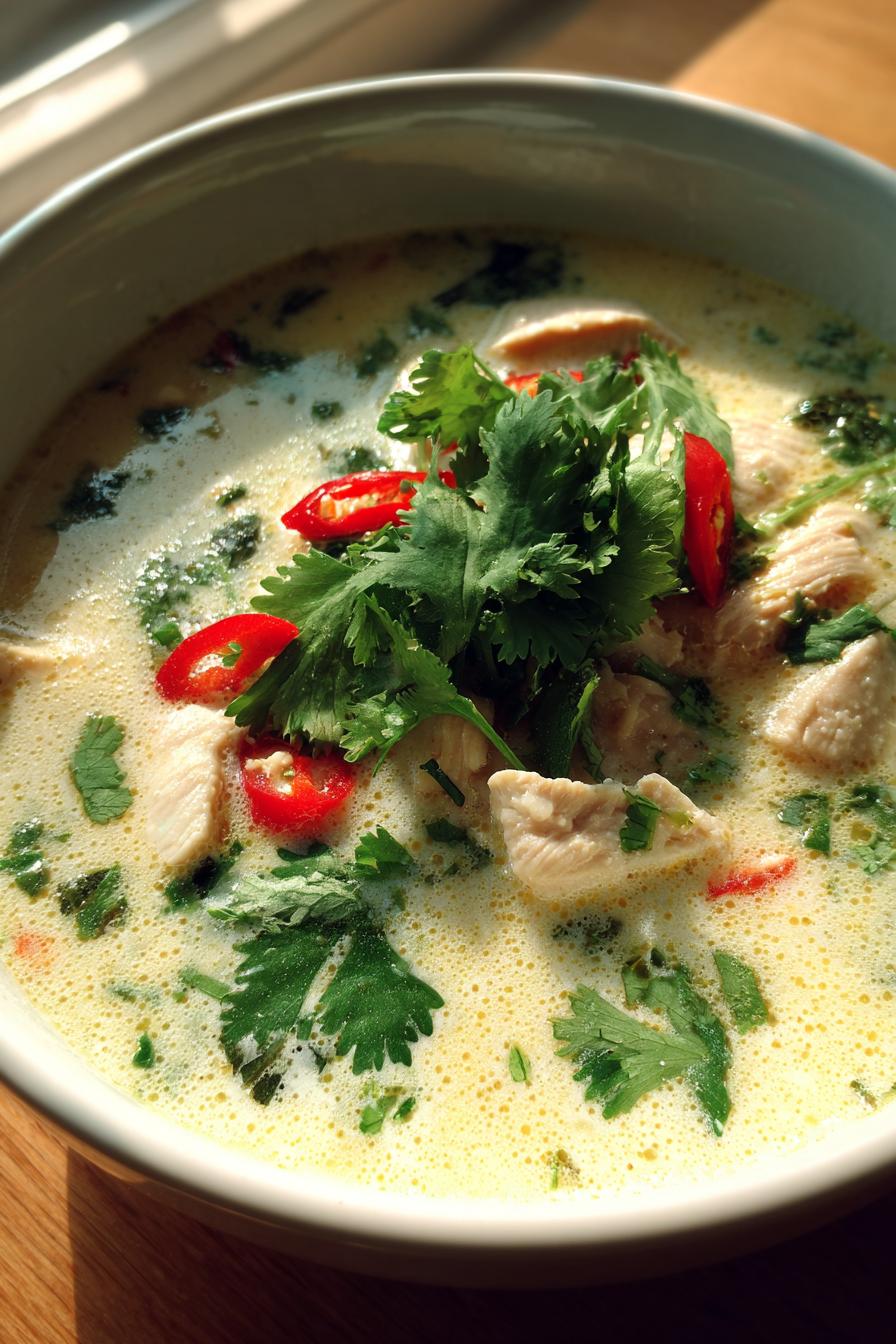 Thai Coconut Chicken Soup