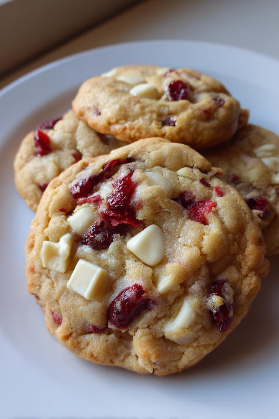 White Chocolate Cranberry Cookies
