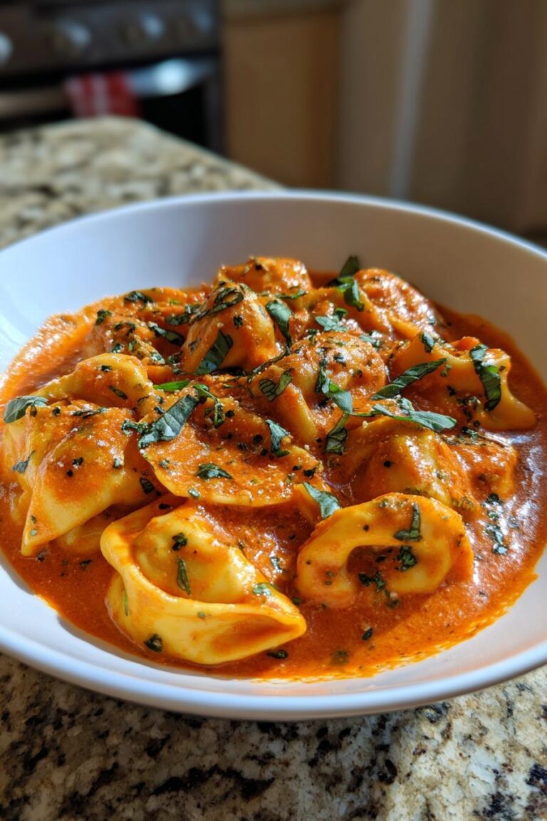 creamy tomato tortellini