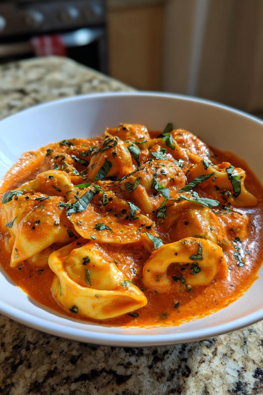 creamy tomato tortellini