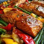 honey mustard salmon traybake