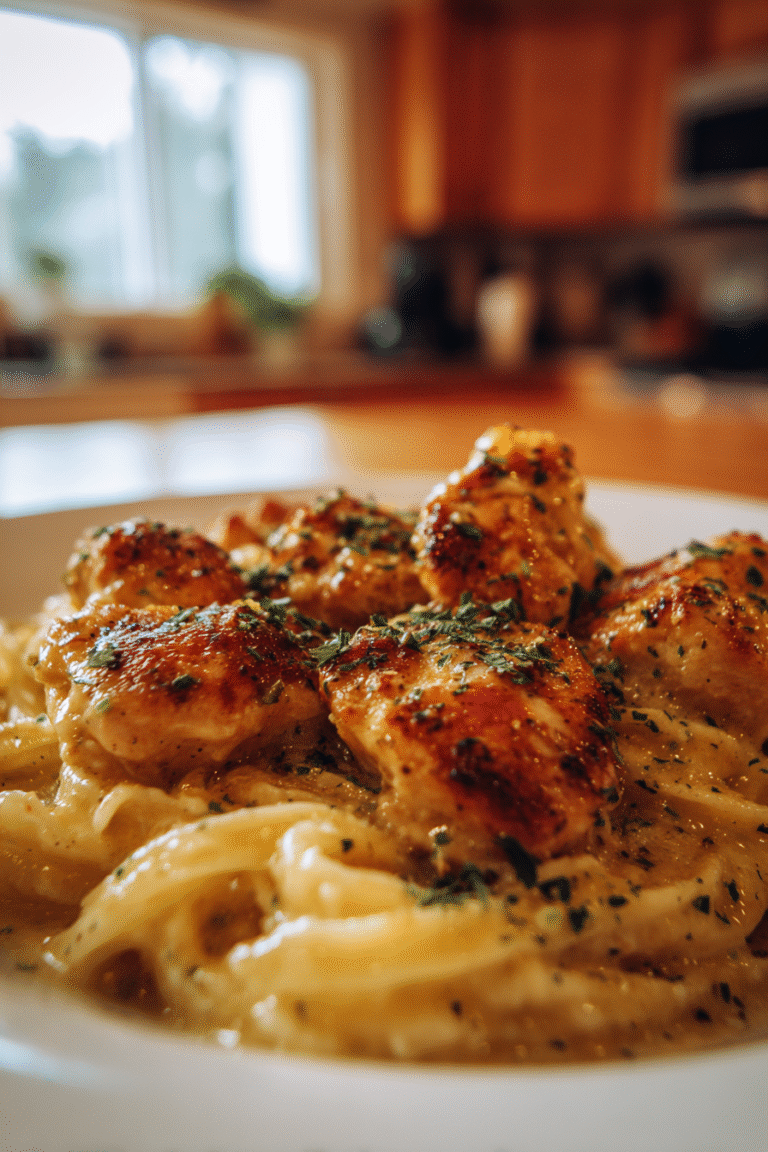 low carb chicken alfredo without cream