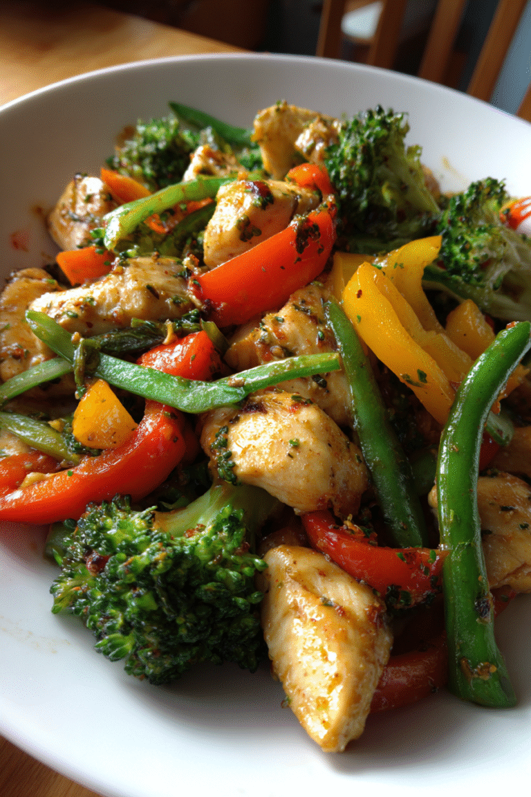 low cholesterol chicken stir fry recipe