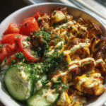 Air Fryer Chicken Shawarma Bowl