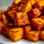 Air Fryer Sweet Potato Cubes with Paprika