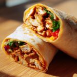 Air fryer chicken wraps