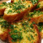Air fryer garlic bread