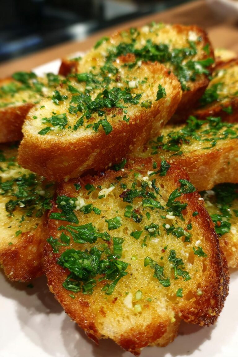 Air fryer garlic bread