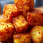 Air fryer potato cubes
