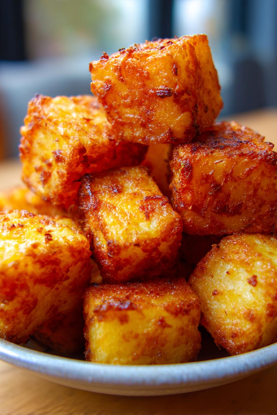 Air fryer potato cubes