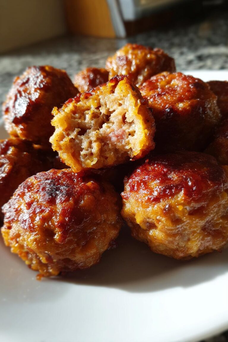 Air fryer sausage bites