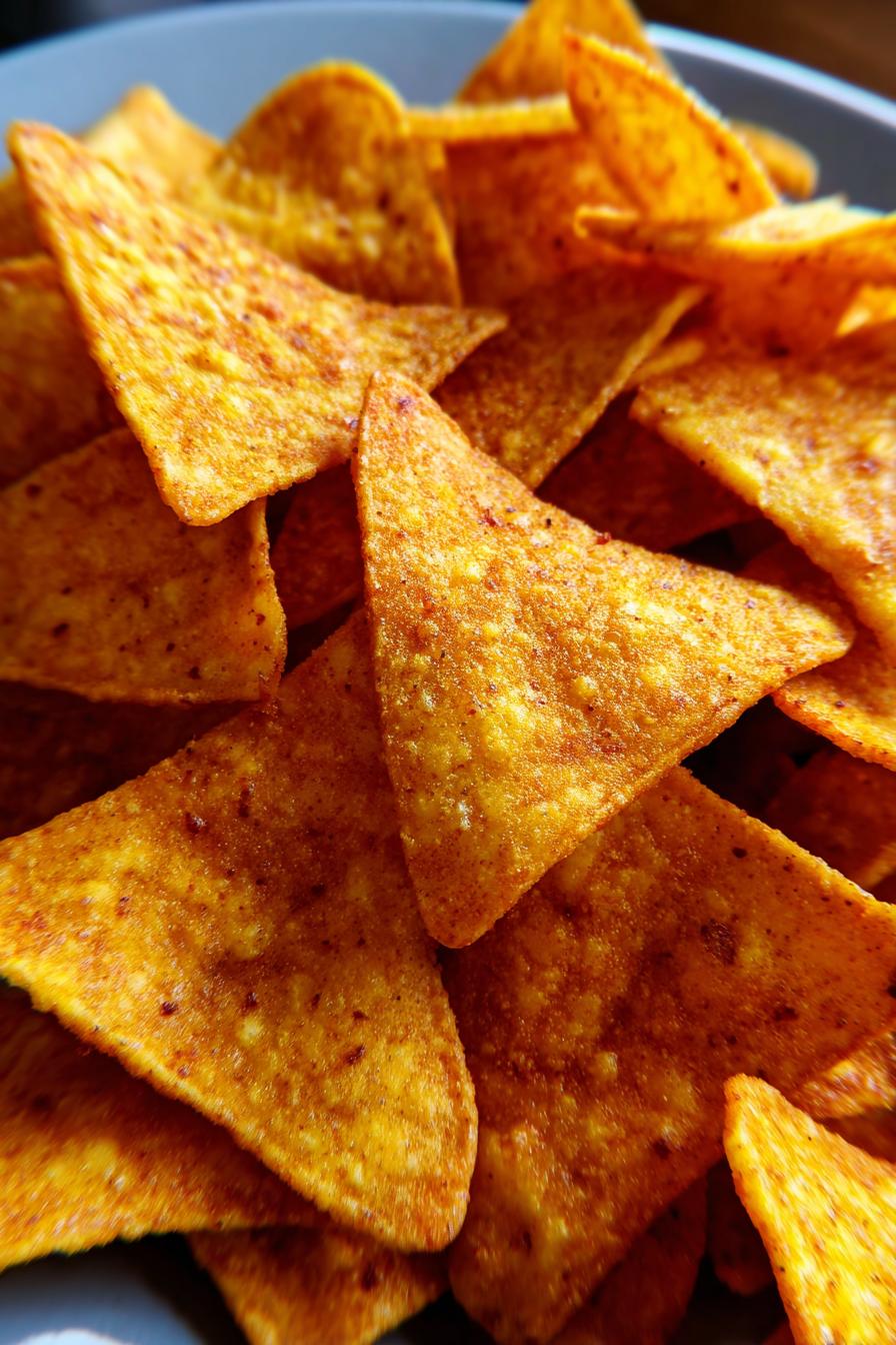 Air fryer tortilla chips