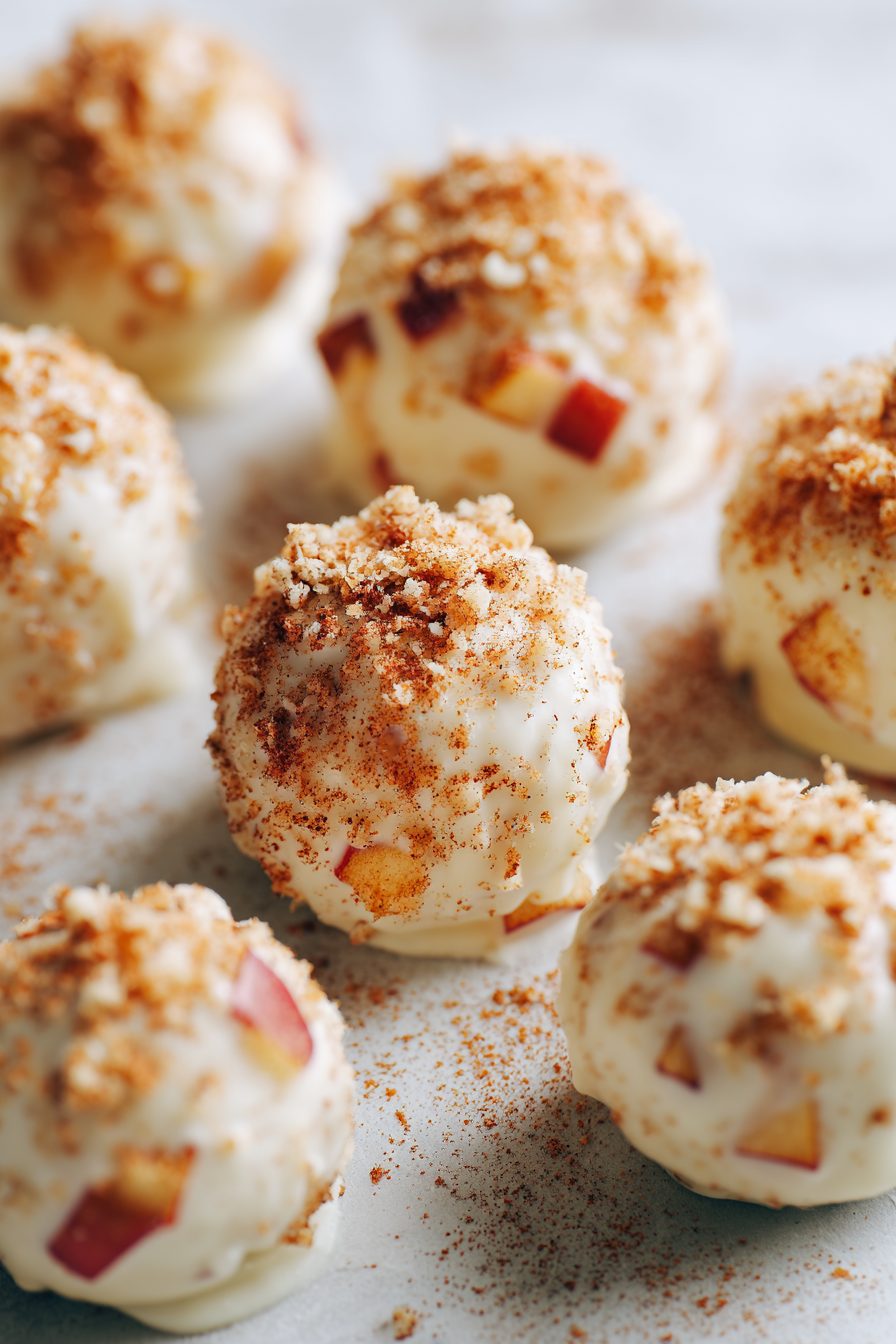 Apple cinnamon yogurt bites