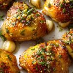 Baked Chicken Thighs with Garlic and Herbs