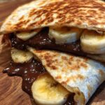 Banana chocolate quesadilla