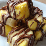 Banana chocolate yogurt bites