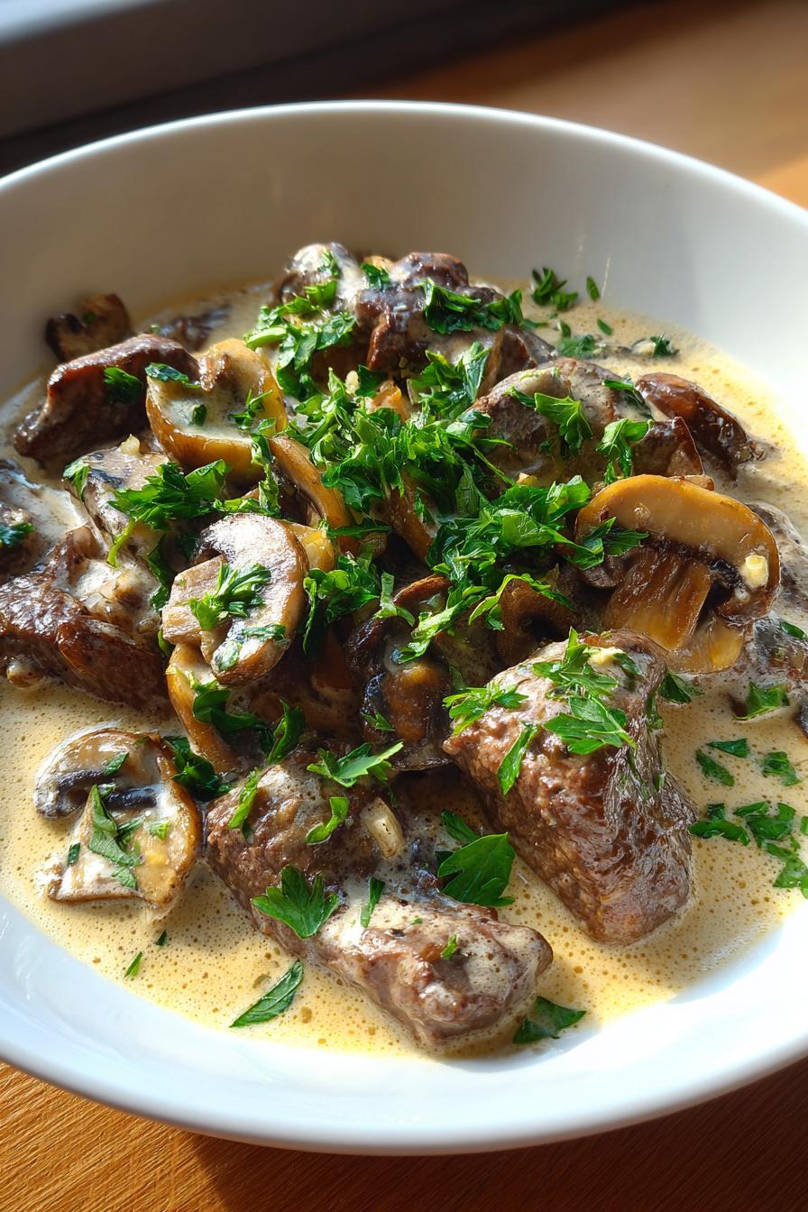 Beef Stroganoff