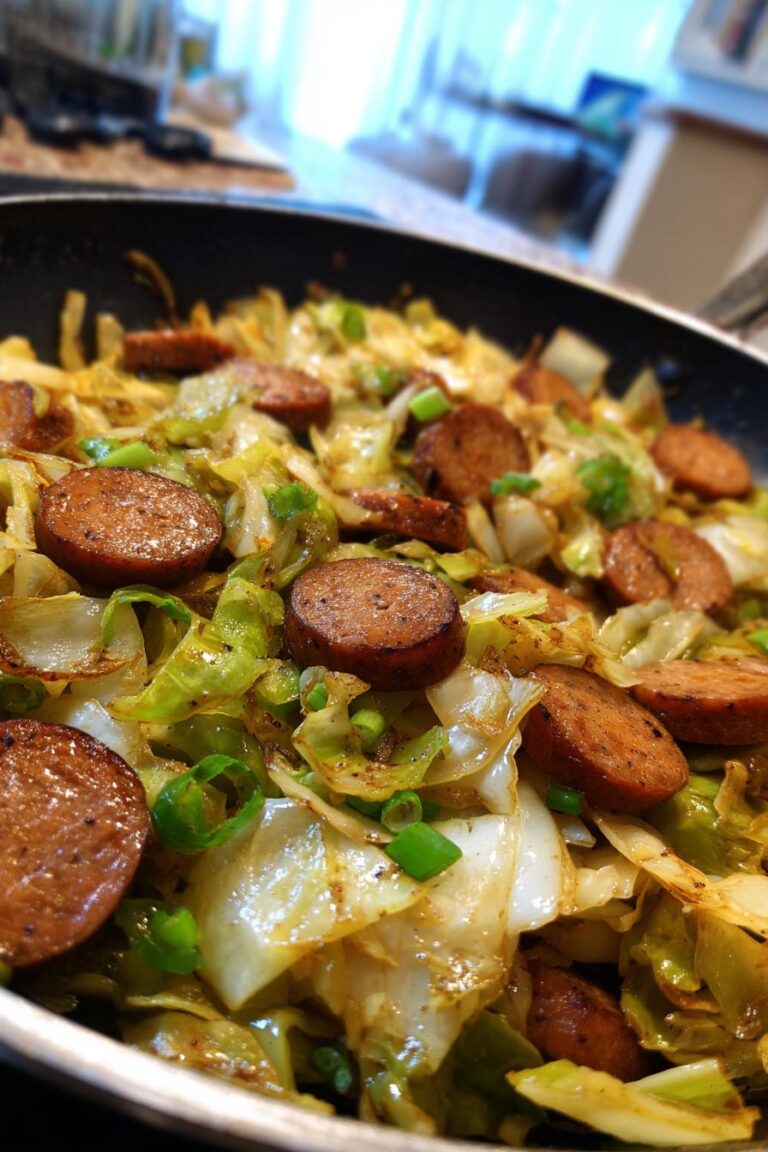 Cabbage and Sausage Skillet
