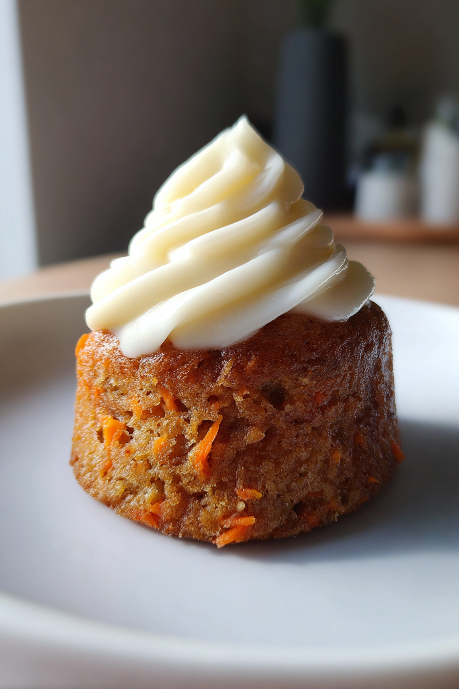 Carrot spice yogurt mini cakes